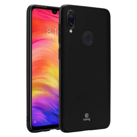 Crong Smooth Skin - Protective Case for Xiaomi Redmi Note 7 (black)