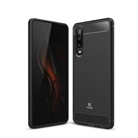 Crong Soft Armour Cover - Protective Case for Huawei P30 (black)