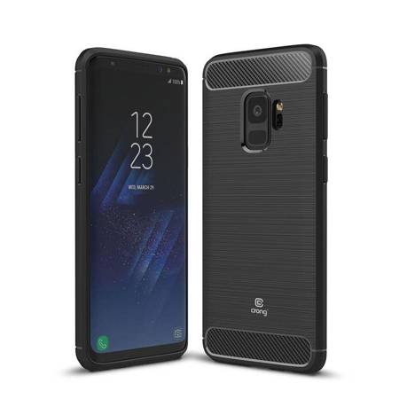 Crong Soft Armour Cover - Protective Case for Samsung Galaxy S9 (black)