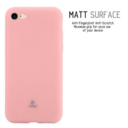 Crong Soft Skin Cover - Protective Case for iPhone SE 2020 / 8 / 7 (pink)