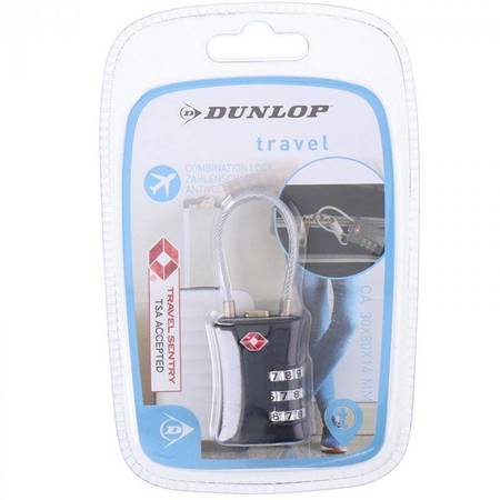 Dunlop - Combination Padlock (Black)