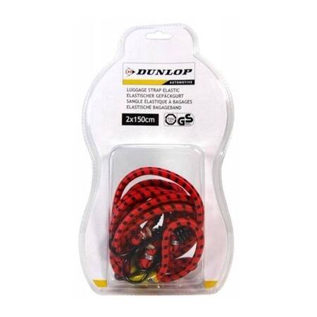 Dunlop - Luggage securing bands 2x150cm (Red))