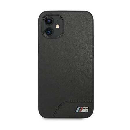 Etui BMW BMHCP12SMHOLBK iPhone 12 mini 5,4" czarny/black hardcase M Collection Smooth PU