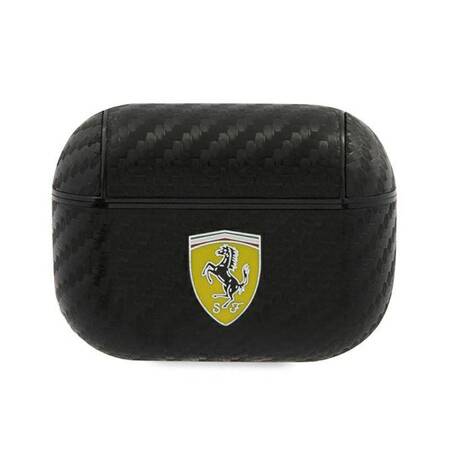 Ferrari FESAPCABK AirPods Pro cover czarny/black On Track PU Carbon