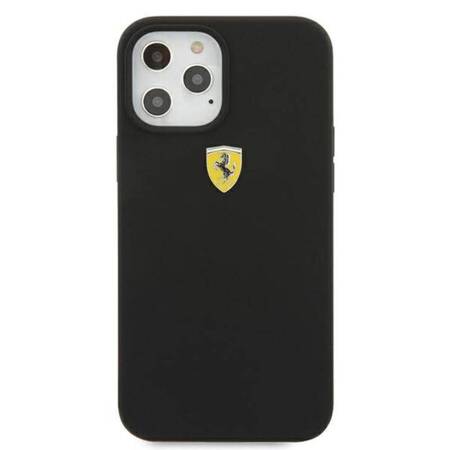 Ferrari On Track Silicone - Case for iPhone 12 Pro Max (Black)