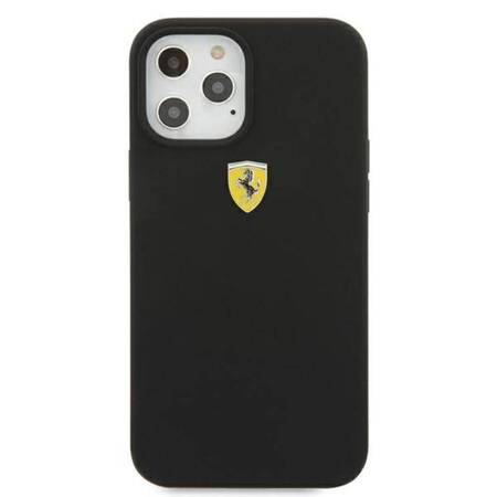 Ferrari On Track Silicone - Case for iPhone 12 / iPhone 12 Pro (Black)