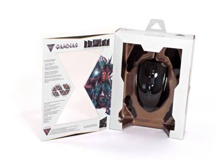 Gamdias Hades Laser - Gaming Laser Mouse with changeable panels (8200 DPI)