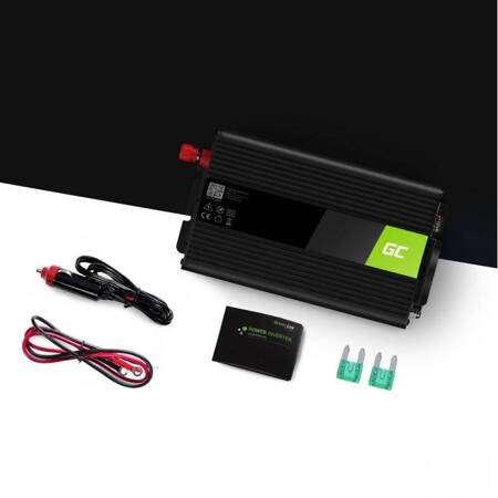 Green Cell - Voltage converter Inverter 12V to 230V 230V 300W / 600W Pure sine wave