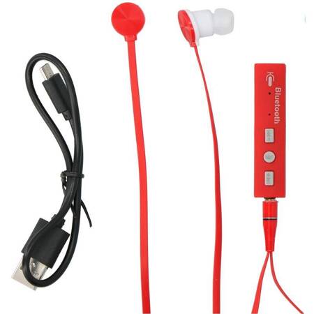 Grundig - Earphones with Bluetooth adapter (red)