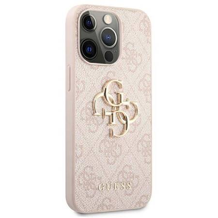 Guess 4G Big Metal Logo - Case for iPhone 13 Pro Max (Pink)