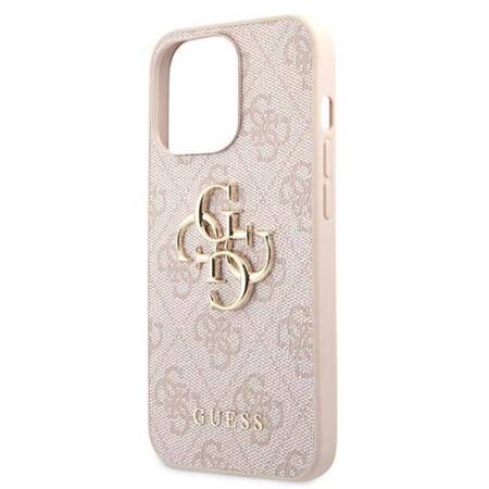 Guess 4G Big Metal Logo - Case for iPhone 13 Pro (Pink)