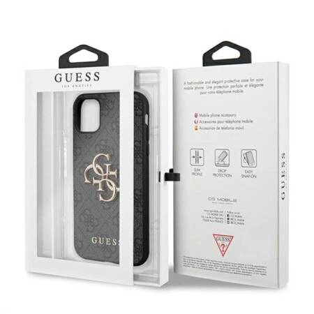 Guess 4G Big Metal Logo - iPhone 11 Case (Grey)