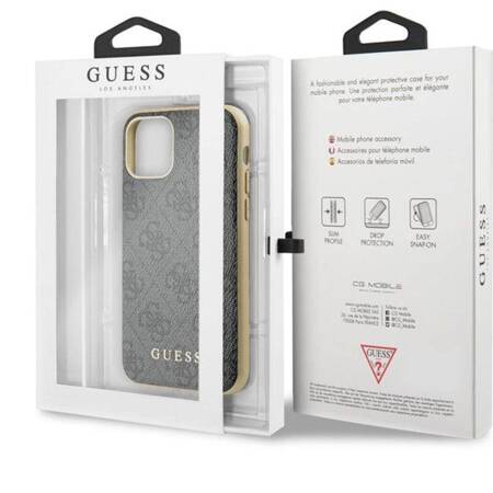 Guess 4G Charms Collection - Case for iPhone 11 (Gray)