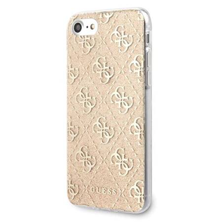 Guess 4G Glitter - Case iPhone SE 2020 / 8 / 7 (Gold)