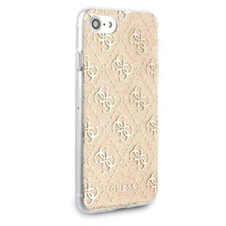 Guess 4G Glitter - Case iPhone SE 2020 / 8 / 7 (Gold)