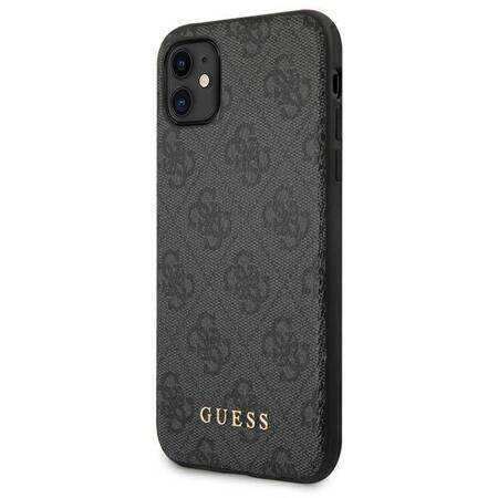 Guess 4G Metal Gold Logo - Case for iPhone 11 (grey)