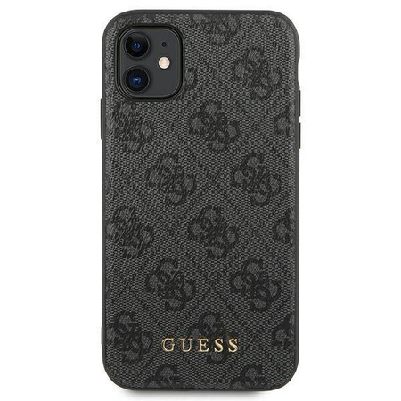 Guess 4G Metal Gold Logo - Case for iPhone 11 (grey)