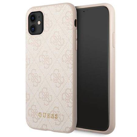 Guess 4G Metal Gold Logo - Case for iPhone 11 (pink)