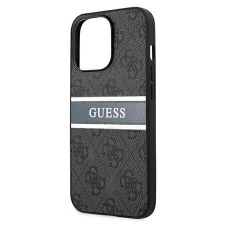Guess 4G Printed Stripe - Case for iPhone 13 Pro (Grey)