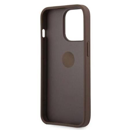 Guess 4G Ring Case - Case for iPhone 13 Pro (Brown)