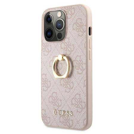 Guess 4G Ring Case - Case for iPhone 13 Pro Max (Pink)