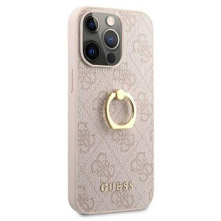 Guess 4G Ring Case - Case for iPhone 13 Pro Max (Pink)