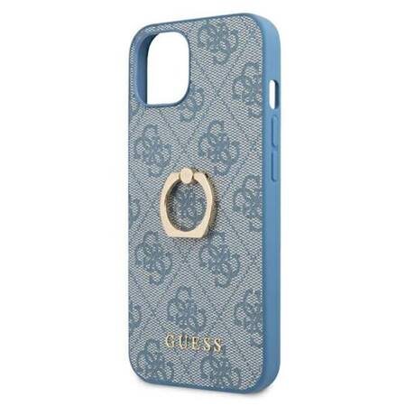 Guess 4G Ring Case - Case for iPhone 13 mini (Blue)