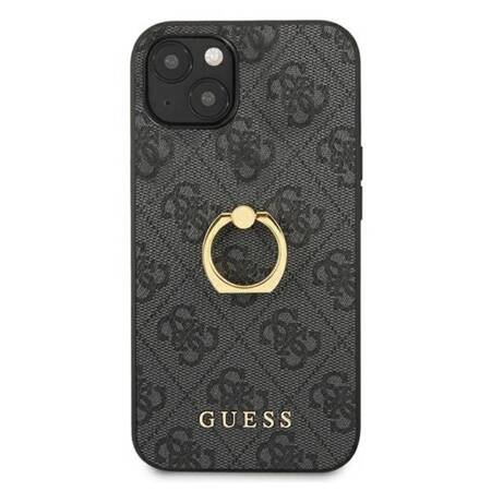 Guess 4G Ring Case - Case for iPhone 13 mini (Grey)