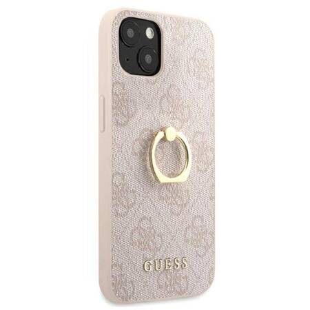 Guess 4G Ring Case - Case for iPhone 13 mini (Pink)