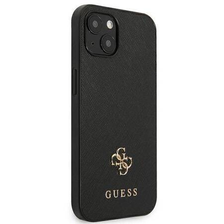Guess 4G Small Metal Logo - Etui iPhone 13 mini (czarny)