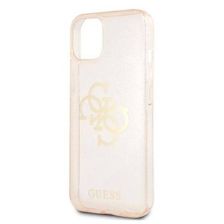 Guess Glitter 4G Big Logo - Case for iPhone 13 mini (Gold)