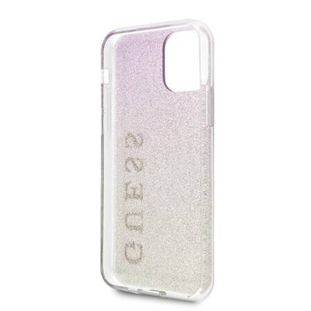 Guess Glitter Gradient - Case for iPhone 11 Pro (Gold/Pink)