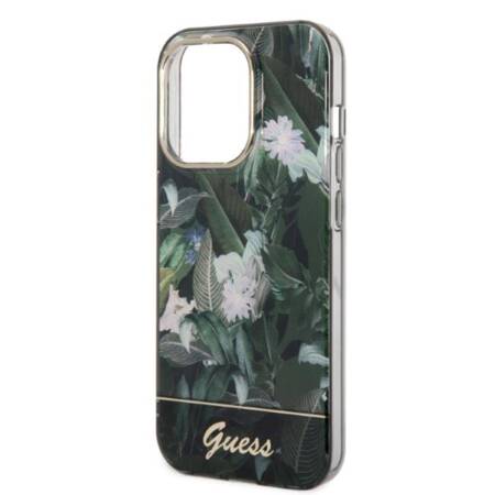 Guess Jungle Case - Case for iPhone 14 Pro Max (Green)