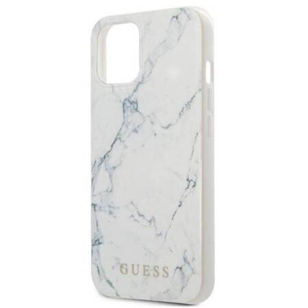 Guess Marble - Case for iPhone 13 mini (White)