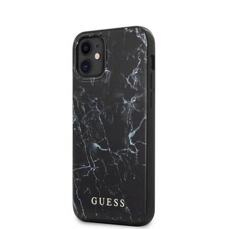 Guess Marble - Case iPhone 12 Mini (black)