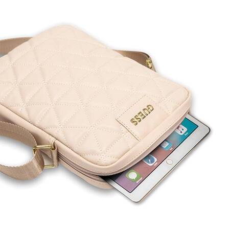 Guess Quilted Tablet Bag 10 (Pink)