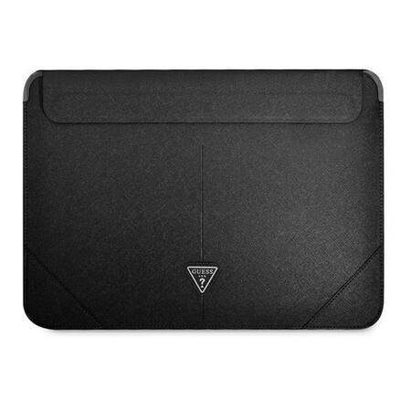 Guess Saffiano Triangle Logo Sleeve - Notebook case 16 (Black)
