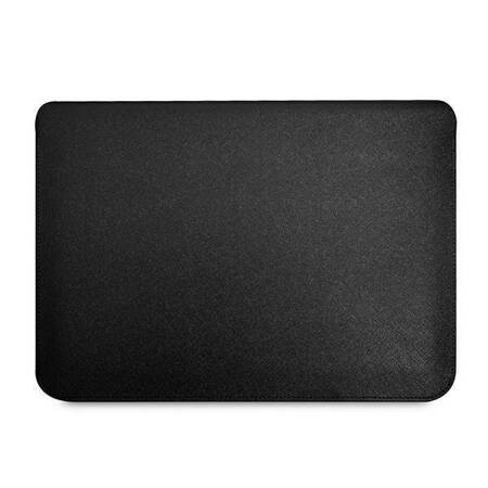 Guess Saffiano Triangle Logo Sleeve - Notebook case 16 (Black)