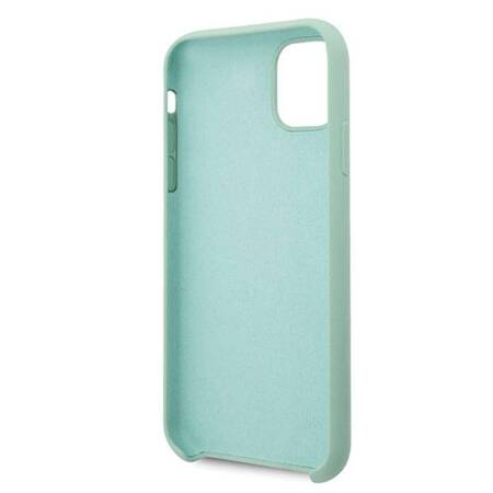 Guess Silicone Vintage - Case for  iPhone 11 Pro Max (zielony)