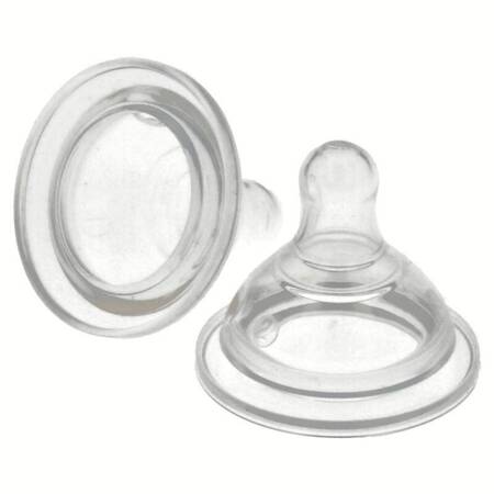 Hello Kitty - Silicone nipple for 0 m + bottle (2 pcs)