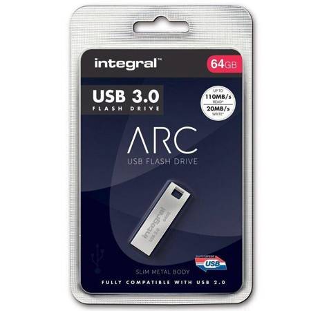 Integral Metal ARC USB 3.0 Flash Drive (64 GB)