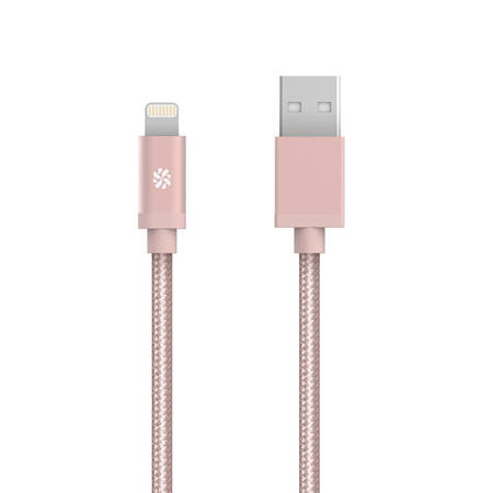 Kanex MiColor Premium Lightning - Cable with MFi Lightning to USB 1.2 m (Rose Gold)