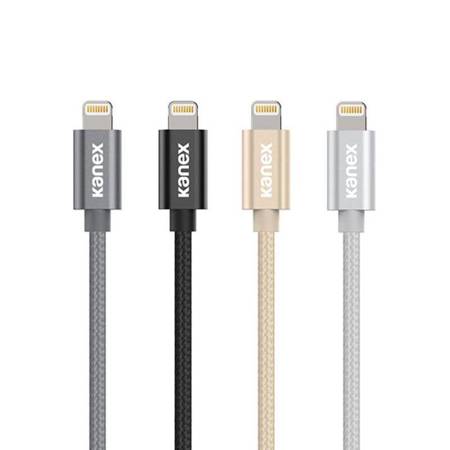 Kanex Premium DuraBraid USB-C to Lightning Cable (Black)