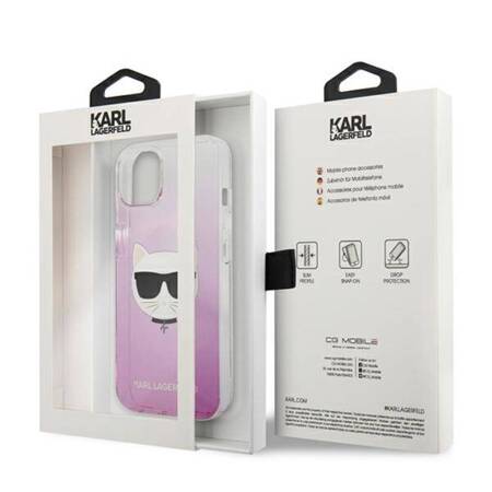 Karl Lagerfeld Choupette Head - Case for iPhone 13 Mini (Pink)