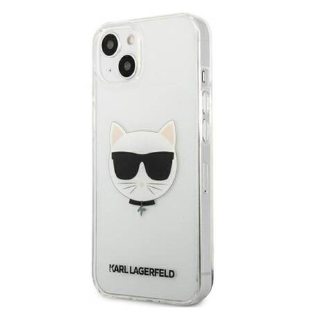 Karl Lagerfeld Choupette Head - Case for iPhone 13 Mini (Transparent)
