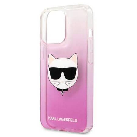 Karl Lagerfeld Choupette Head  - Case for iPhone 13 Pro Max (Pink)