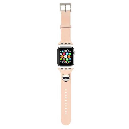 Karl Lagerfeld Choupette Head - Watch Strap for Apple Watch 42/44/45 mm (Pink)
