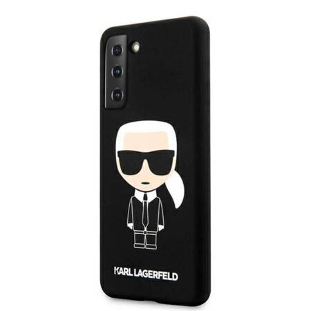 Karl Lagerfeld Fullbody Silicone Iconic - Case for Samsung Galaxy S21+ (Black)