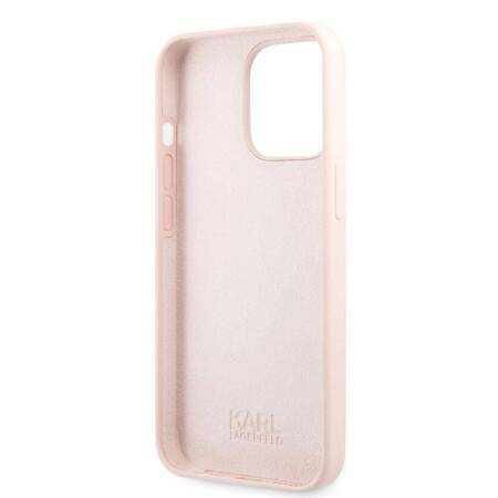 Karl Lagerfeld Silicone Ikonik Karl`s Head - Case for iPhone 13 Pro (Pink)