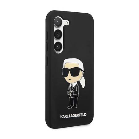 Karl Lagerfeld Silicone NFT Ikonik - Case for Samsung Galaxy S23 (Black)